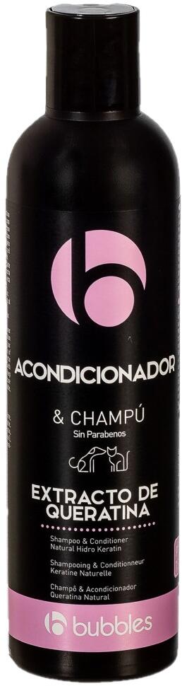 Bubbles 2in1 Hundeshampoo mit Hydro-Keratin, 250ml