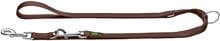 HUNTER Führleine, verstellbar, braun, 20mm/200cm