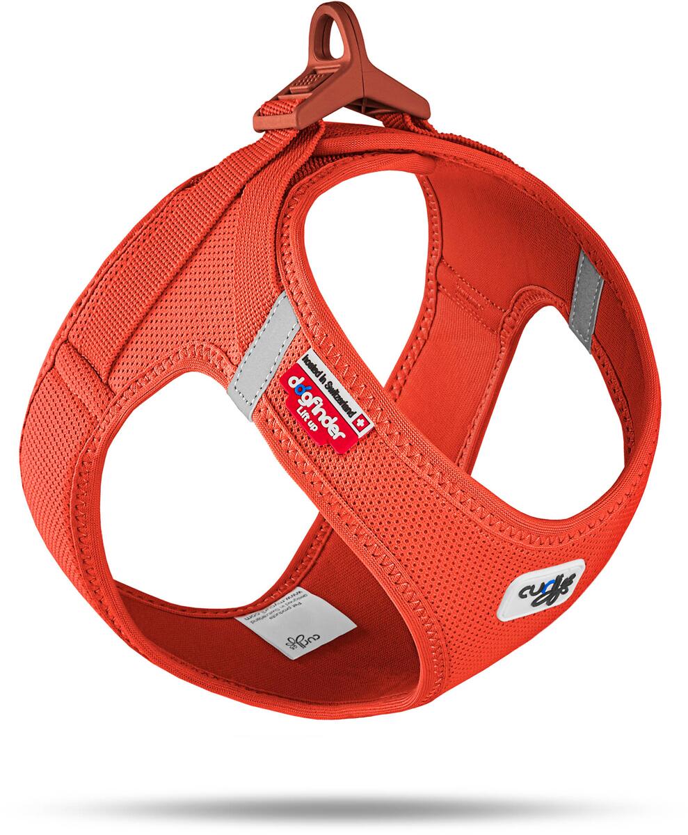 curli Clasp Air-Mesh Hundegeschirr, orange, 2XS
