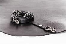 Mealson Ecoskin LeasH Hundeleine, 210x2cm, Onyx/Metal