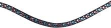 HKM Eliana browband, light blue, thoroughbred