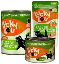 Lucky Lou Lifestage Adult Nassfutter mit Rind & Wildschwein