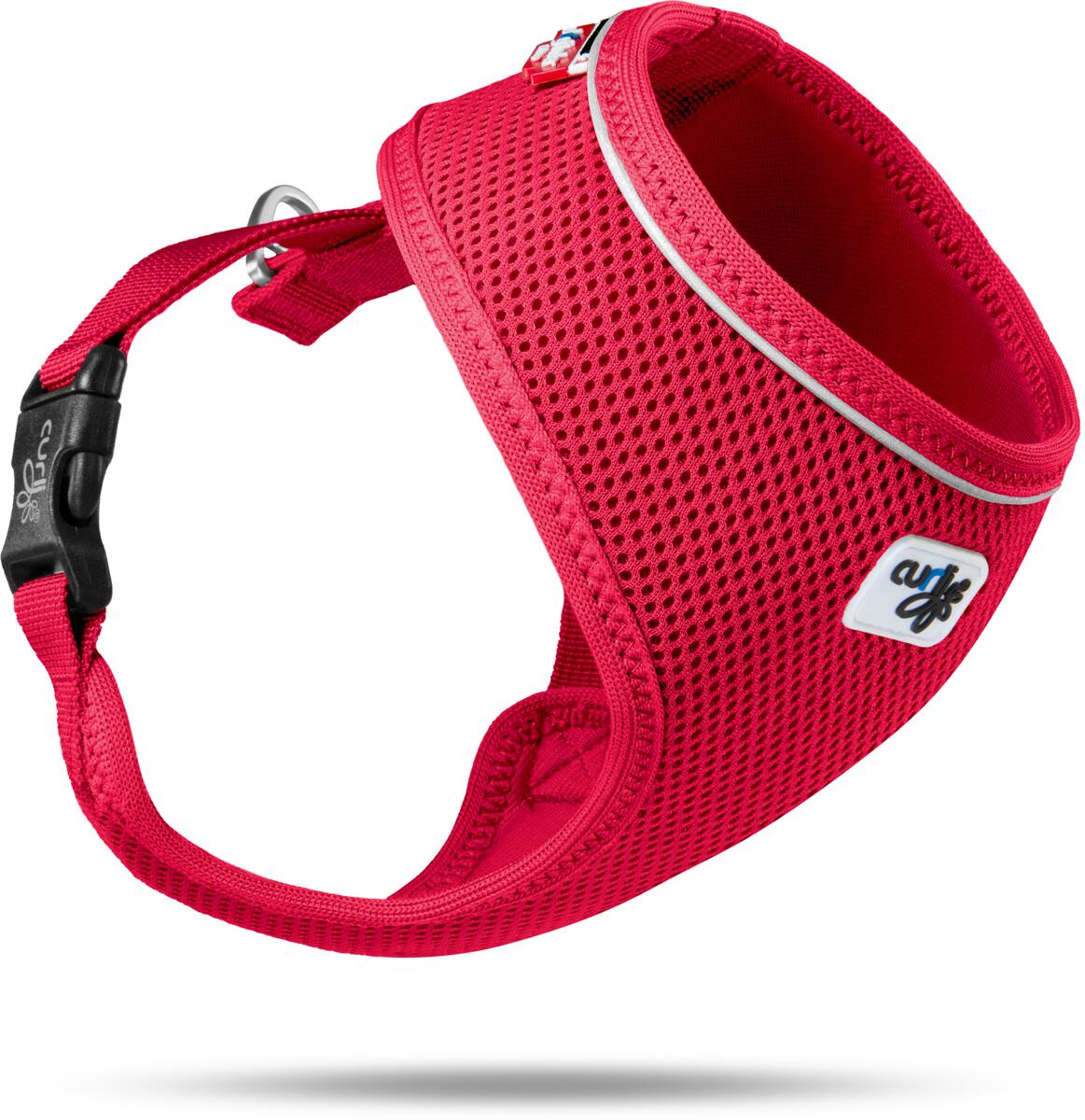 curli Basic Air-Mesh Hundegeschirr, XS, rot