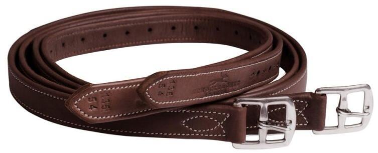 Schockemöhle Chantilly SP Steigbügelriemen, espresso/cream/silver, 125