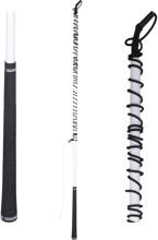 Waldhausen Teleskop Voltigierpeitsche mit Golfgriff, 3-fach, weiß, 3m
