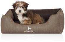 Knuffelwuff Outlander orthopädisches Hundebett, 85x63cm, natur/braun
