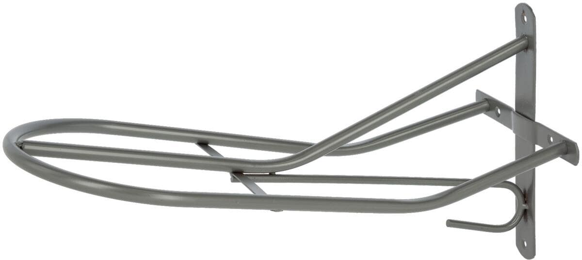 KERBL Sattelhalter, englisches Modell, grau