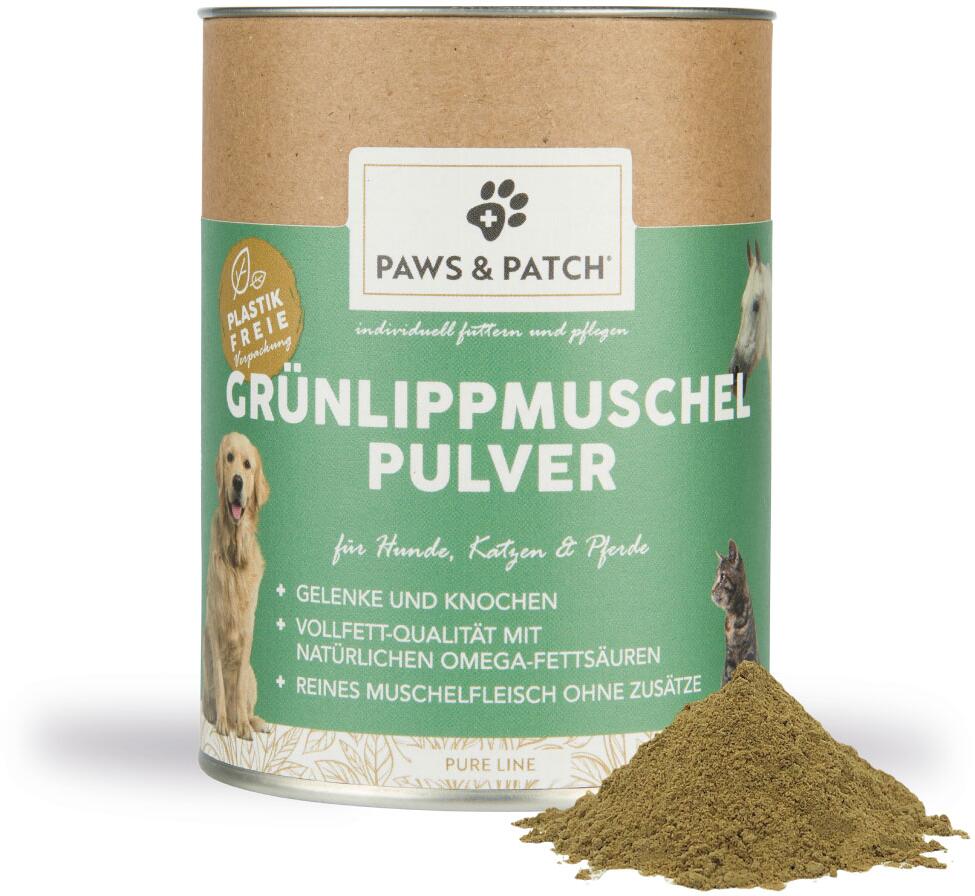 Paws & Patch Grünlippmuschel Pulver, 150g