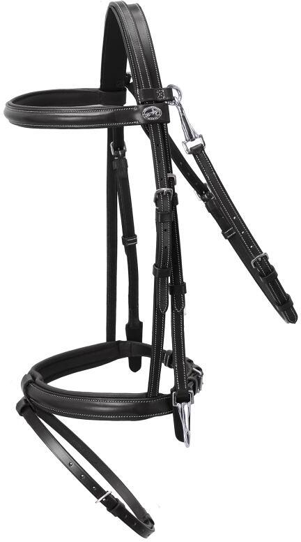 Schockemöhle SP Dortmund Trense, black/cream/silver, VB
