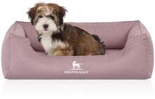 Knuffelwuff Leon orthopädisches Hundebett, 70x50cm, rosa