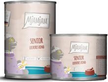 Mjamjam Senior Katzenfutter mit Rind