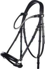 HKM Nicole snaffle, nero, purosangue