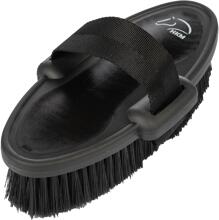 HKM Soft grooming brush, black/black, 19.5x10cm