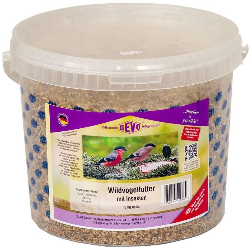 GEVO Wildvogelfutter mit Insekten, 5kg