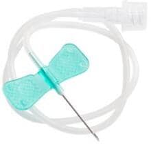 Cannula KRUUSE Butterfly, verde, 0,8x19 mm, 21Gx3/4, 50 pezzi