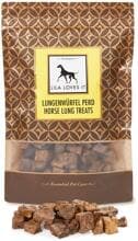 LILA LOVES IT Lungenwürfel | mit Pferd | 200 g Hundesnacks