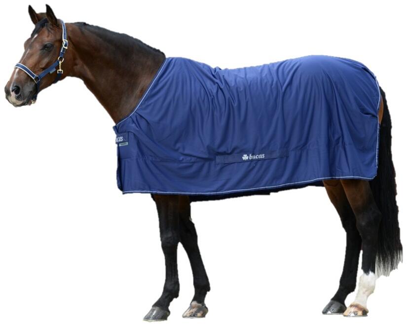 Bucas Shamrock Power Stay Dry Pferdedecke, navy, 140cm
