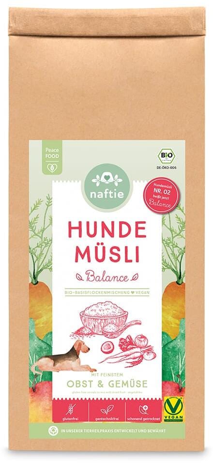 naftie Balance Flockenfutter Bio Hundemüsli, 1kg