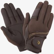 LeMieux Crystal Reithandschuhe, espresso, XXS