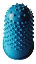 Tierbude Trimm Fingerlinge, 5 Stück, blau, 30x23mm