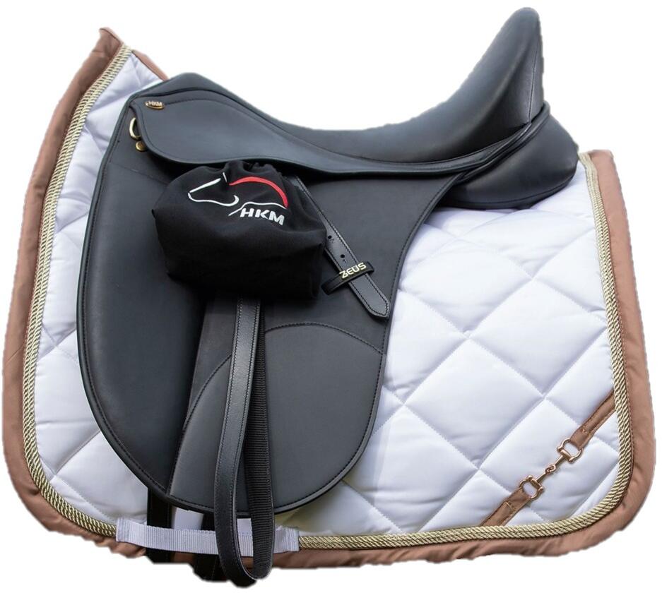 HKM Steigbügel-Taschen, schwarz