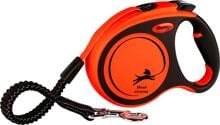 flexi XTREME Rollleine, schwarz/orange, L, 5m