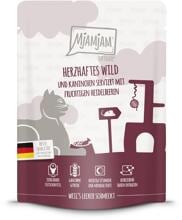 Mjamjam Quetschie Katzenfutter mit Wild & Kaninchen