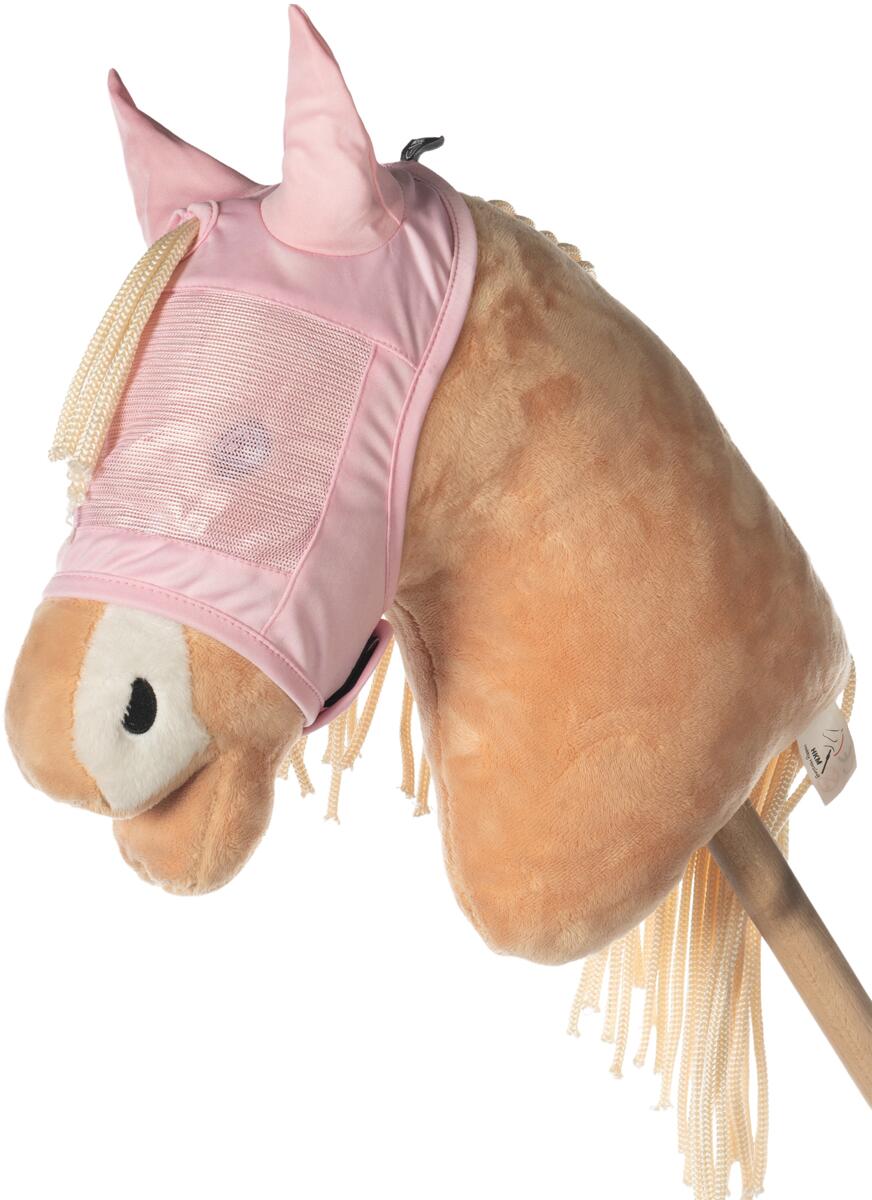 HKM Hobby Horsing Fliegenschutzmaske, rosa