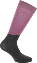 EQUITHÈME Compet Je t"aime Socken, pflaume, 36-41, 2 Stück