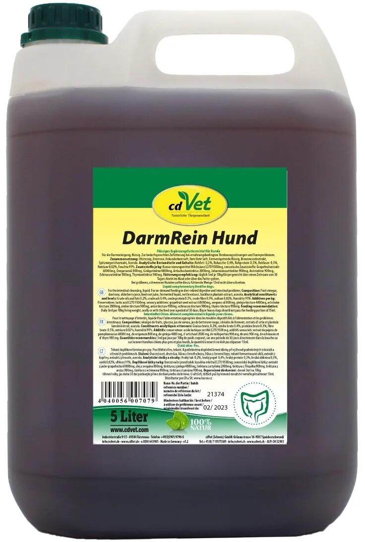 cdVet DarmRein Hund Ergänzungsfutter, 5L