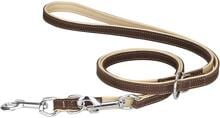 Knuffelwuff Orlando Hundeleine, verstellbar, 200cm, 1,8cm, braun/beige