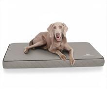 Knuffelwuff Juna orthopädische Hundematte, 110x66cm, grau