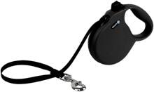 Guinzaglio retrattile Duncun Wanderer, 5 m, nero, L
