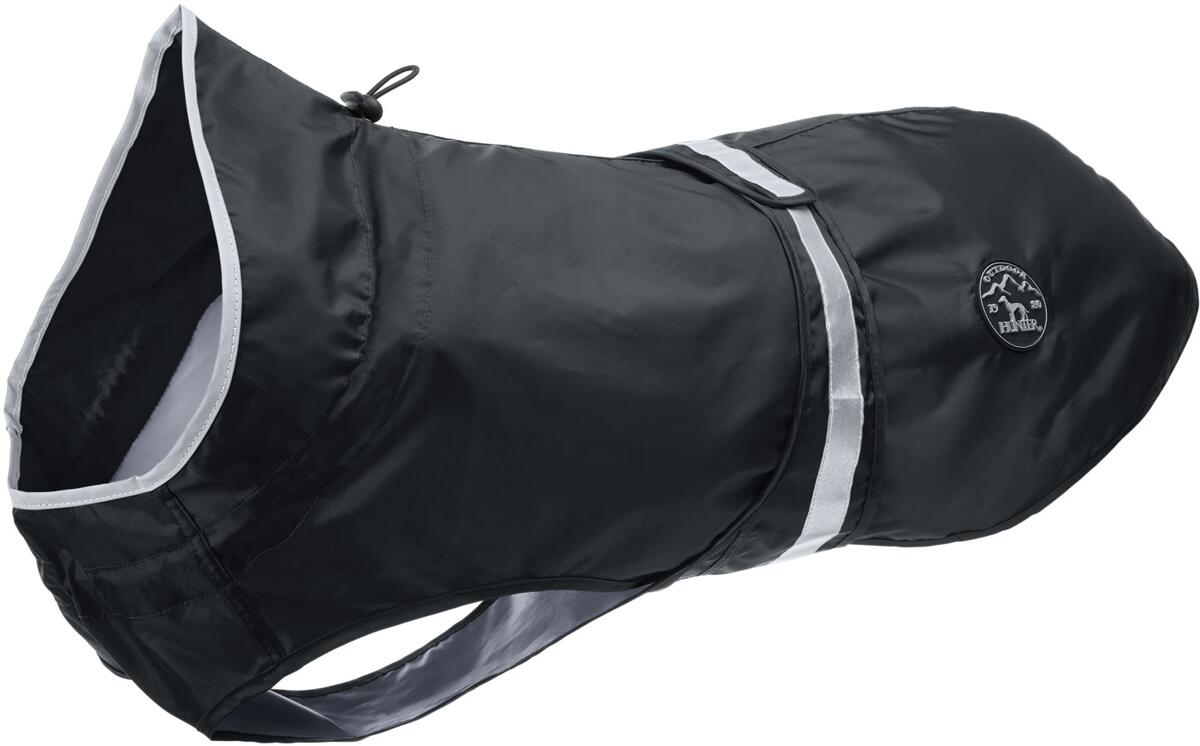 HUNTER Uppsala Rain Hunde-Regenmantel, schwarz, 55cm