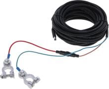 KERBL Hobbyfarming Cavo di collegamento della batteria per set solare, 8 m