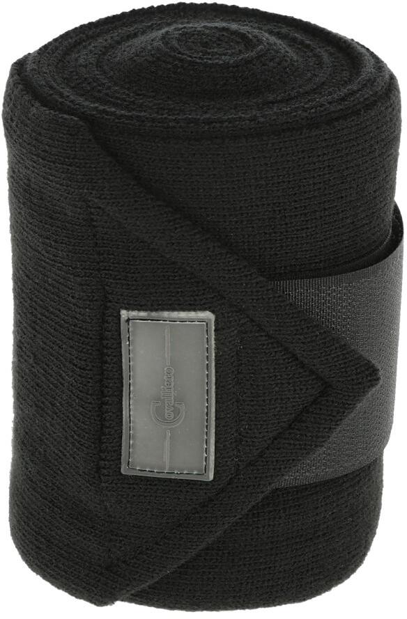 Covalliero Transport- & Stallbandage, 4er Set, schwarz
