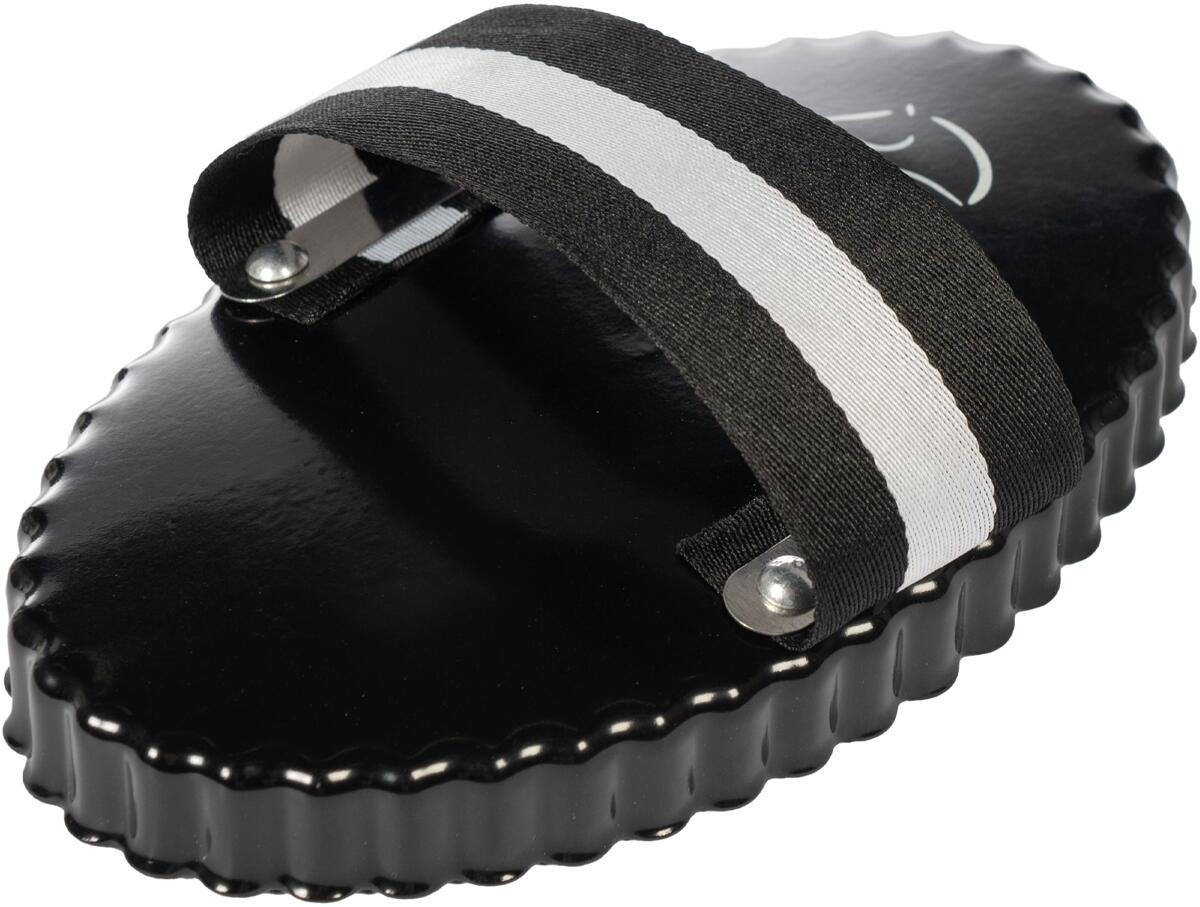 HKM Bob Metallstriegel, schwarz, 15,5x10,5cm