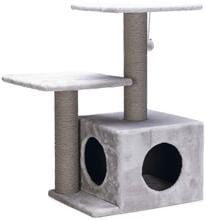 beeztees SCRATCH TREE SERPA FIEN GREY 45X34X70