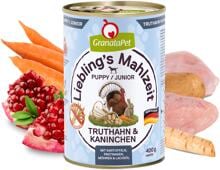 GranataPet Lieblings Mahlzeit Junior Nassfutter mit Truthahn & Kaninchen