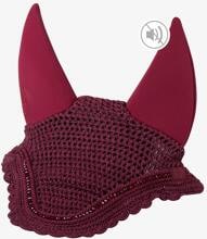 LeMieux Diamante Acoustic Fly Veil, burgundy, M