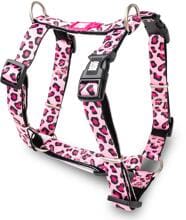 Max & Molly Leopard Pink H-Geschirr, M