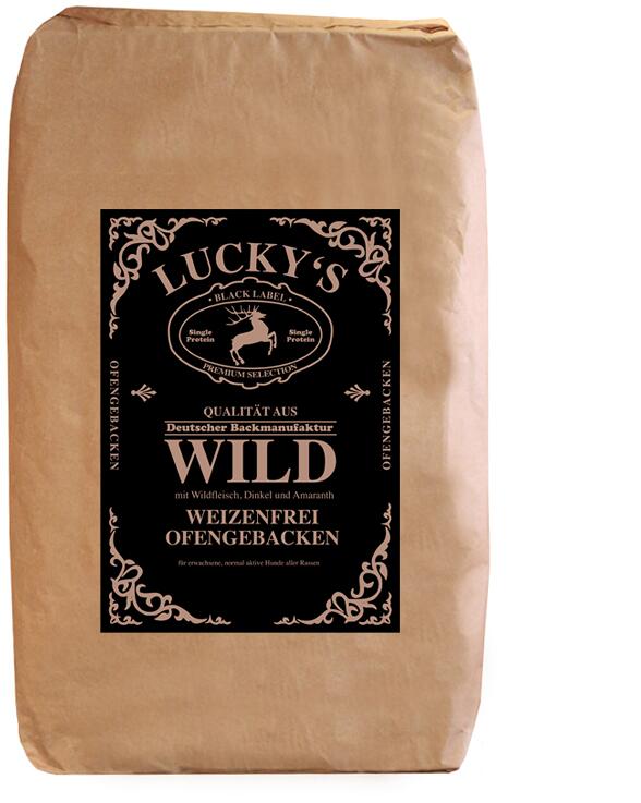 Black Label | mit Wild | getreidefreies Hundefutter | 6 kg