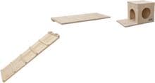 KERBL Pet Sidewalk Wall Obstacle Course, 3-piece set