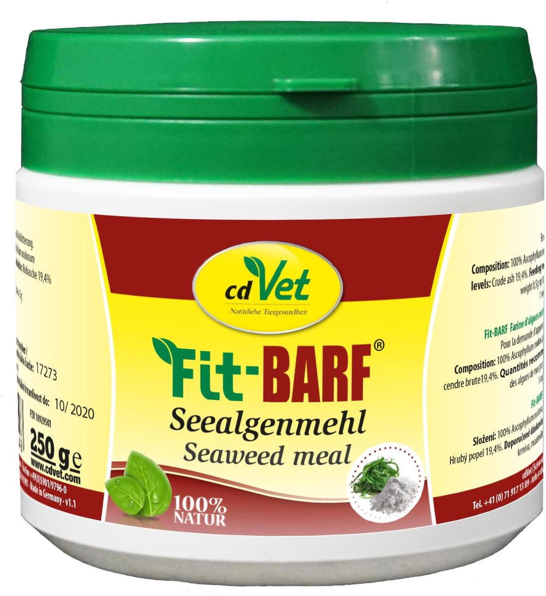 cdVet Fit-BARF Seealgenmehl, 250g