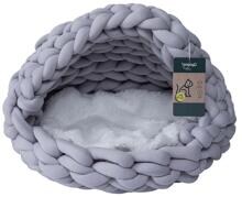 Quapas! Woven Iglo Katzenbett, grau