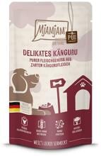 Mjamjam Quetschie Nassfutter Känguru Pur, 12x125g