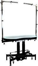 Groom-X Tournament Plus LED Trimmtisch, elektrisch, 120x61x63-112cm