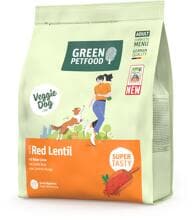 Green Petfood VeggieDog Trockenfutter mit roten Linsen