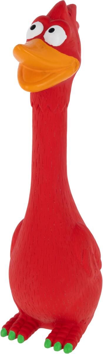 KERBL Pet Vogel Latex Hundespielzeug, rot, 28x10x7cm