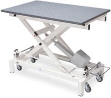 Wesseling Stabilo Compact Schertisch mit Rädern, 100x60cm